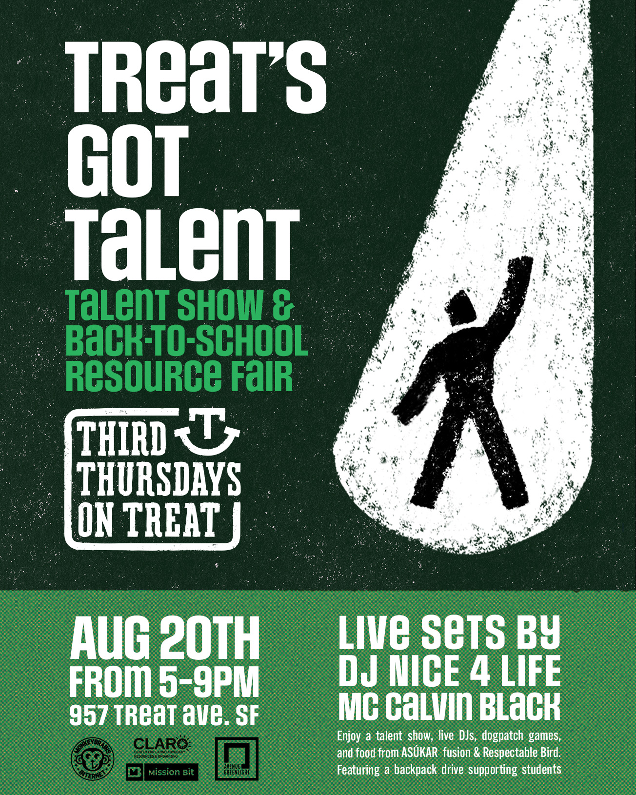 THIRD THURSDAYS ON TREAT - TREAT'S GOT TALENT, TALENT SHOW & BACK-TO-SCHOOL RESOURCE FAIR