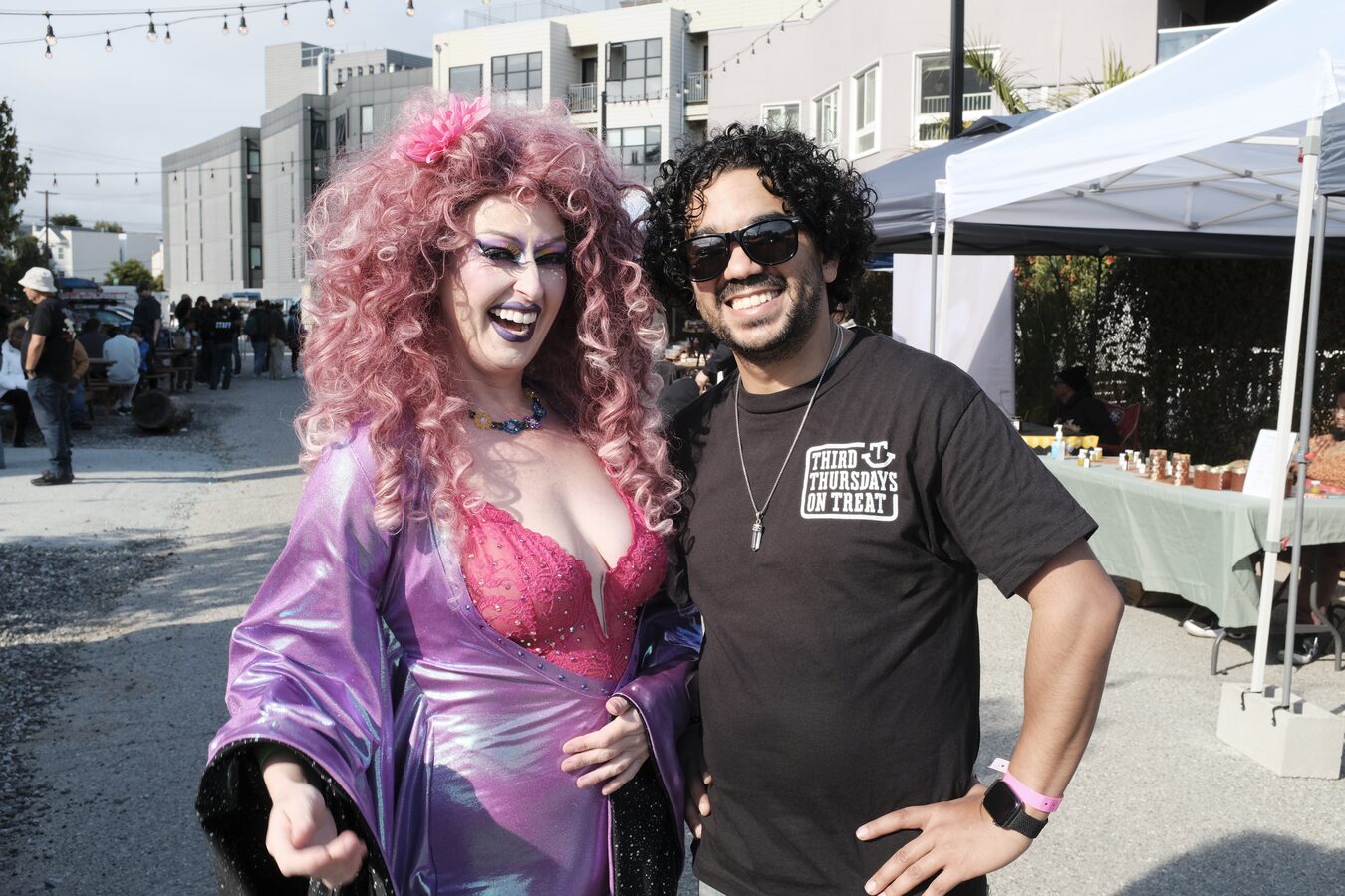 Two Third Thursdays attendees smiling together